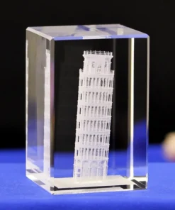 مكعب كريستال 8×5×5 سم مع الحفر