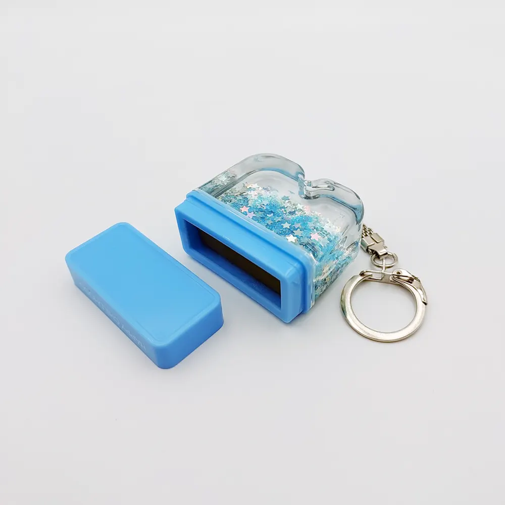 ختم شخصي مستطيل مائي مقاس 1.4×3.8 سم - الصورة 2