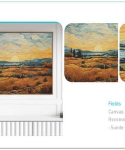 طباعة ورق جدران 3D Fields